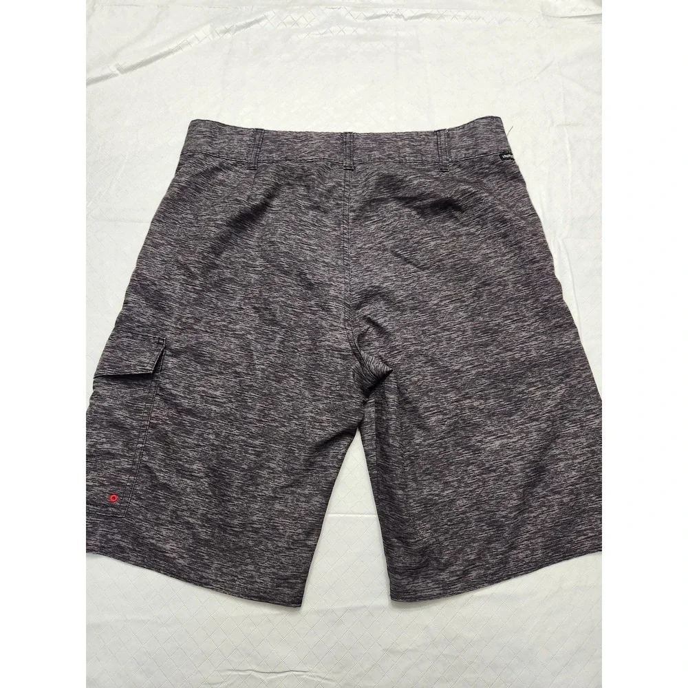 Vans Vanphibian Shorts Mens 32 Gray Cargo Hybrid Swim Surf Boardshorts